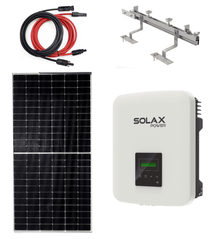 ON-GRID solarna elektrana 5,31 kWp — invertor Solax X3-MIC-6.0-T-D G2 / paneli Astronergy ASTRO N5 590 W