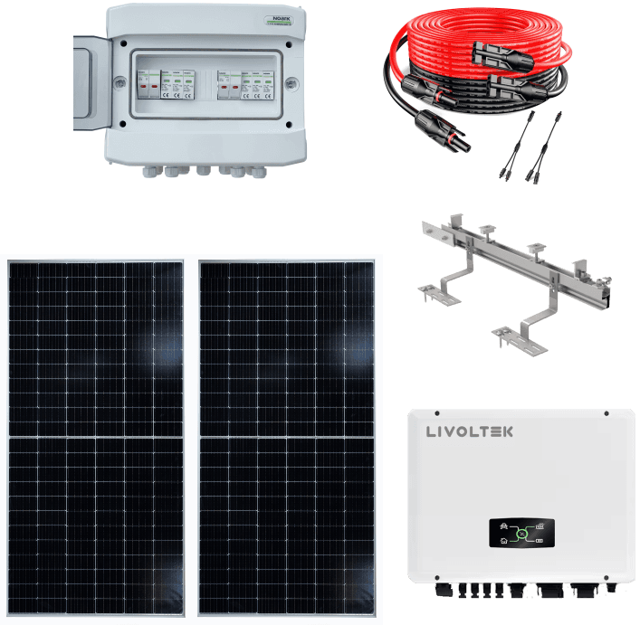 Solarna elektrana inverter LIVOLTEK/ paneli DAH Solar 10kW