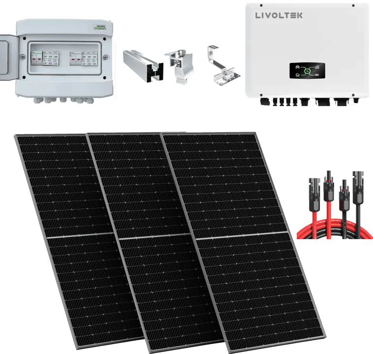 Solarna elektrana inverter LIVOLTEK/ paneli DAH Solar 8kW