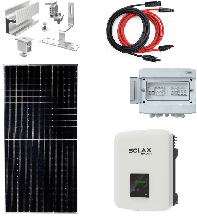 Solarna elektrana inverter SOLAX/ paneli DAH Solar 10kW