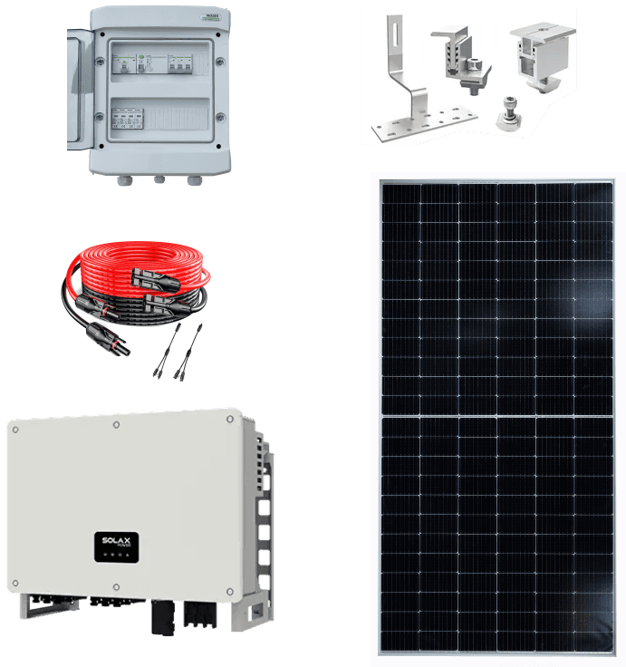 Solarna elektrana inverter SOLAX / paneli DAH Solar 20 kW ( 20.06 kW)
