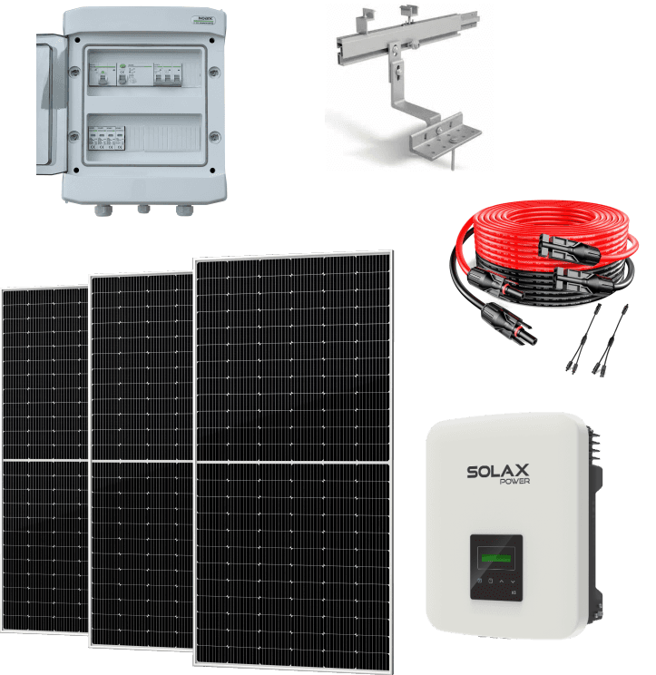 Solarna elektrana inverter SOLAX/ paneli DAH solar 9 kW