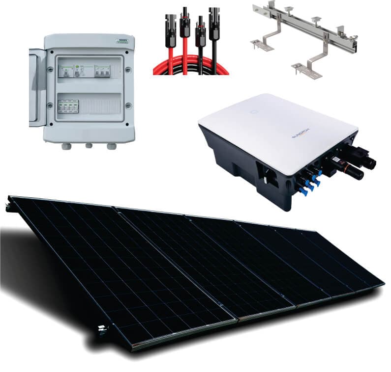 Solarna elektrana inverter SUNGROW/ paneli DAH Solar 9kW