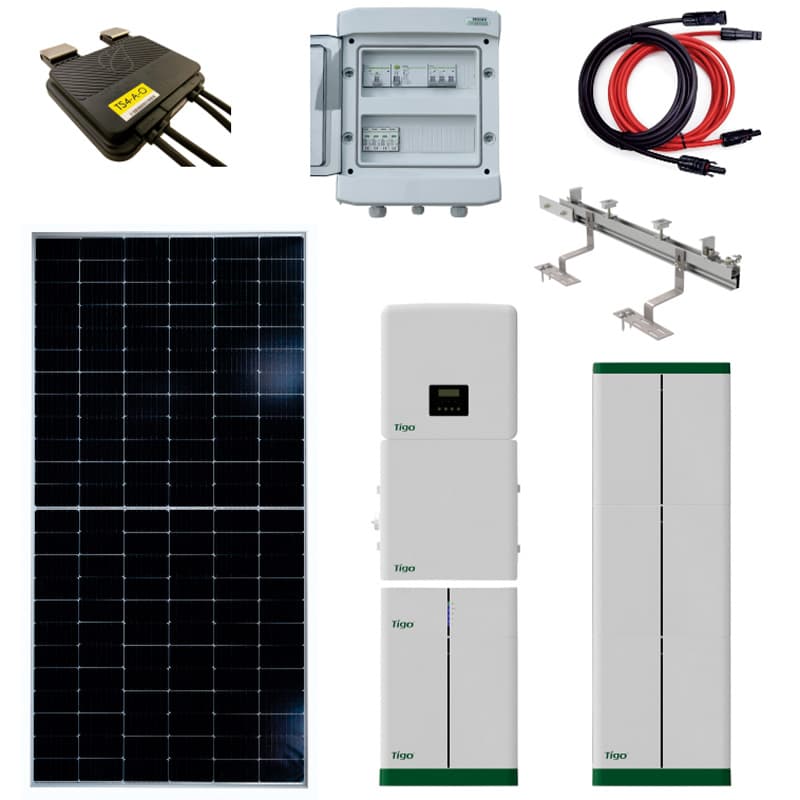 Solarna elektrana HIBRID TIGO / DAH solar 10 kW ( 10.235 kW) 12.4 kWh baterije
