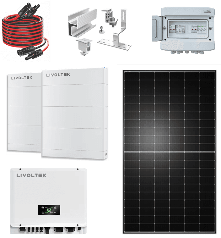 Solarna elektrana OFF GRID HIBRID LIVOLTEK/ DAH Solar 5 kW (4.72kW ) 5kWh baterije